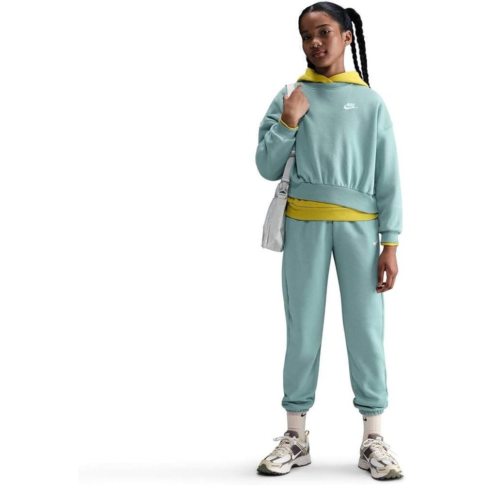 Nike Sportswear Club Fleece Girl Crewneck Sweatshirt Geode Teal Large FD2919-381